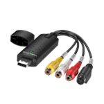 Portable USB 2.0 Video Audio TV Capture Card Adapter VHS To DVD PC HDD Capture Converter