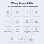 Aluminium Shell Portable 4 Ports USB 3.0 Adapter - Image 8