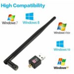 High Quality 1200Mbps USB WiFi Wireless Adapter LAN Card Antenna - Image 6