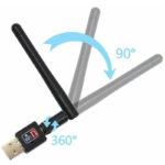 High Quality 1200Mbps USB WiFi Wireless Adapter LAN Card Antenna - Image 7