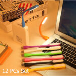 12Pcs Mini Portable USB LED Light Lamp For Power Bank Computer Notebook Laptop Reading - Image 11