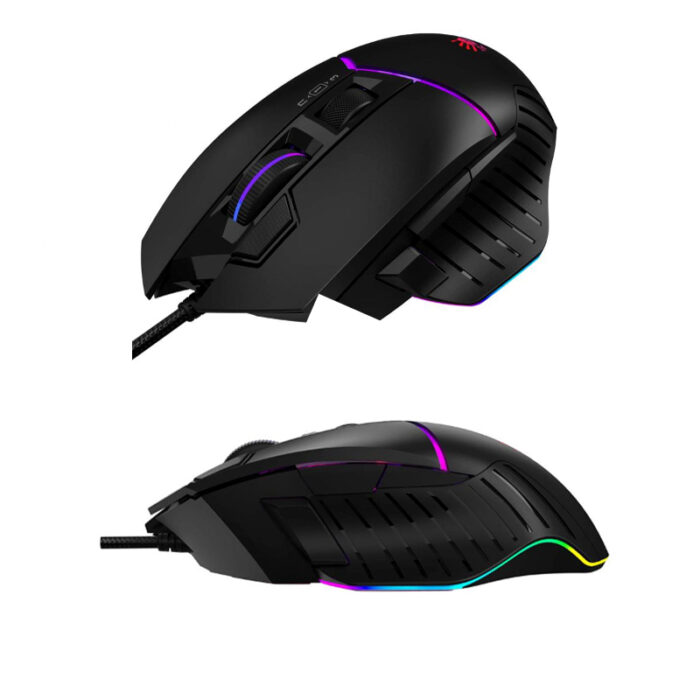 W95 Max Naraka 12000 CPI Ultra Core 3 & 4 Activated Extra Fire RGB Gaming Wired Mouse - Image 5
