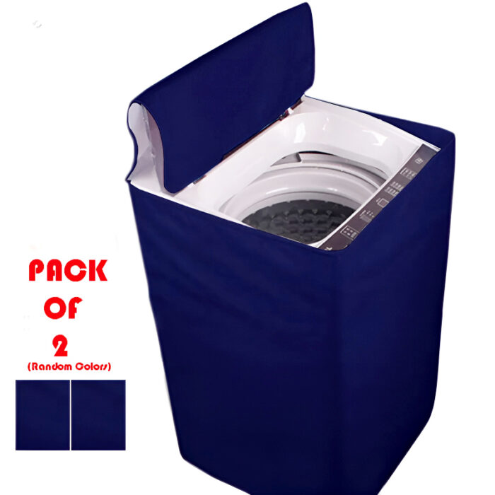 Pack of 2 Waterproof Washing Machine Covers – Dustproof Zipper Cover and Anti-Dust Machine Protector - Image 12