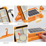 X8 Multifunctional Portable 1000W Solar LED Street Light High-Quality Rechargeable Off-Grid Private Lighting Solution - Image 16