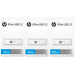 HP x796w High-Speed Metal Slide Design USB 3.2 Flash Drive – 32GB/64GB/128GB - Image 2