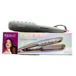 Kemei KM-2052 Professional Hair Straightener – Sleek Design with Ceramic Coated Plates - Image 2