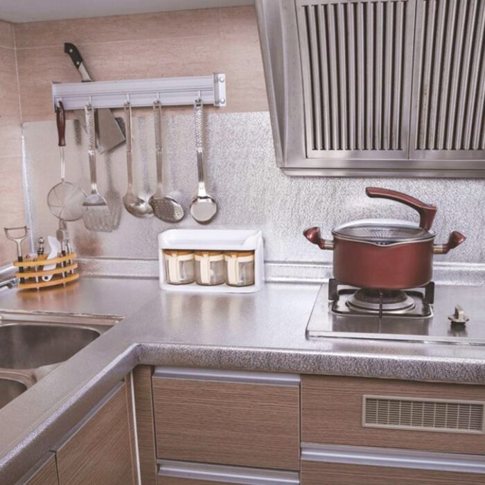 40 X 200cm Kitchen Oil-Proof Waterproof Stickers Aluminum Self Adhesive Wall Sticker - Image 11