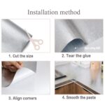 40 X 200cm Kitchen Oil-Proof Waterproof Stickers Aluminum Self Adhesive Wall Sticker - Image 12