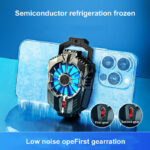 X20 Phone Cooler Air Cooler Fan For Mobile Phone Fast Cooling RGB Cooling Pad For Smartphone - Image 3