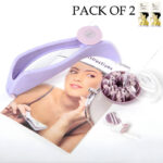 Pack Of 2 Facial Care Beauty Neck & Body Hair Removal Machine With Threader Tool - Image 2