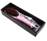 LCD Straightening Fast Smoothing Electric Hair Straightener Brush Ceramic Heating Temperature Display Hair Comb - Image 3