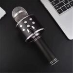 Ws-858 Wireless Bluetooth Handheld Karaoke Portable Microphone With Built-in Rechargeable Speaker (random Color) - Image 4