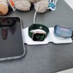 15w 3 In 1 Magnetic Wireless Charger Phone Induction Fast Charging Stand For Phone - Image 5