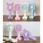 Fan With Sharpener | Mini Handheld Fan, Portable Usb Fan For Home, Office, Bedroom, Rechargeable Fan With Pencil Sharpener – Random Design & Color - Image 6