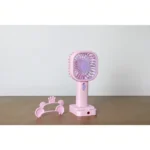 Fan With Sharpener | Mini Handheld Fan, Portable Usb Fan For Home, Office, Bedroom, Rechargeable Fan With Pencil Sharpener – Random Design & Color - Image 5