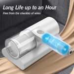 Portable Household Electric Mite Removal | Vacuum Cleaner | Bed Vacuum Cleaner, Mattress Vacuum Cleaner Powerful Suction | Handheld Couch Cleaner Machine Deep Cleaner For Bed Cleaning - Image 3