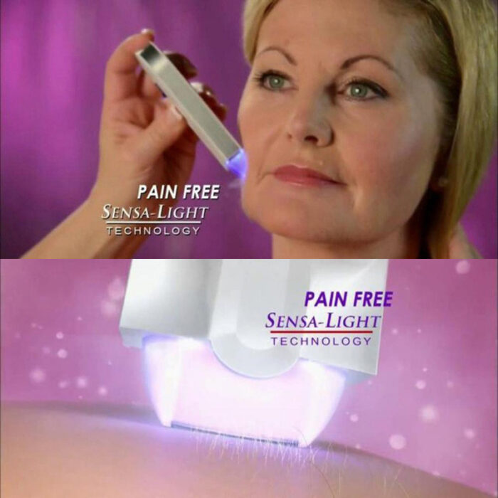 USB Rechargeable 2 in 1 Instant Painless Hair Removal Machine for Men & Women Legs Arm Face Body - Image 1