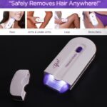 USB Rechargeable 2 in 1 Instant Painless Hair Removal Machine for Men & Women Legs Arm Face Body - Image 6