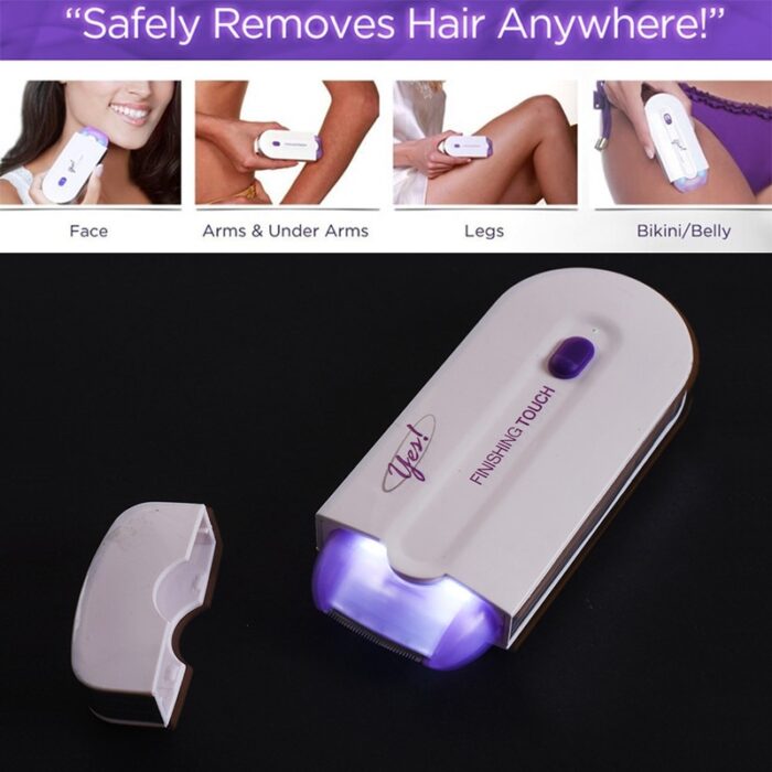 USB Rechargeable 2 in 1 Instant Painless Hair Removal Machine for Men & Women Legs Arm Face Body - Image 6