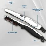 Multifunctional Hair Comb Brush Quick Beard Straightener Curler For Men Hair Styling Tool - Image 7
