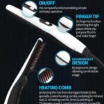 Multifunctional Hair Comb Brush Quick Beard Straightener Curler For Men Hair Styling Tool - Image 3