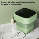 6.5l Portable Foldable Washing Machine Basket Random Color - Image 5