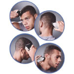 Kemei KM-6032 Professional Hair Clipper Equipped With Ultra-Wide Curved Blade And 9 Different Combs - Image 7