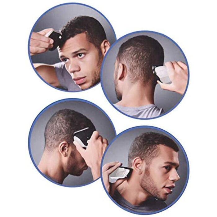 Kemei KM-6032 Professional Hair Clipper Equipped With Ultra-Wide Curved Blade And 9 Different Combs - Image 7