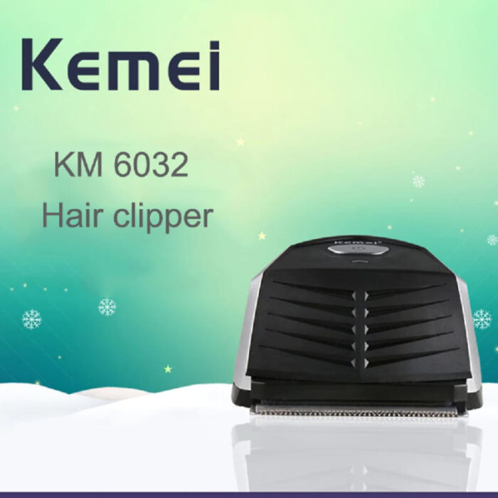 Kemei KM-6032 Professional Hair Clipper Equipped With Ultra-Wide Curved Blade And 9 Different Combs - Image 3