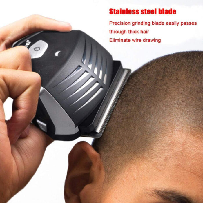 Kemei KM-6032 Professional Hair Clipper Equipped With Ultra-Wide Curved Blade And 9 Different Combs - Image 4