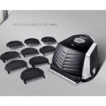 Kemei KM-6032 Professional Hair Clipper Equipped With Ultra-Wide Curved Blade And 9 Different Combs - Image 2