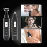 Electric Nose Hair Trimmer Rechargeable 2 In 1 Beard Shaver HIgh Quality - Image 2