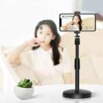 Multifunction Mobile Tripod Stand Mini Tripod Stand Mobile Holder Adjustable Height & Angle Phone Holder - Image 4