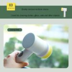 Magic Brush Wireless Battery Cleaning Brush Bathtub Tile Professional Cleaning Brush Rechargeable - Image 5