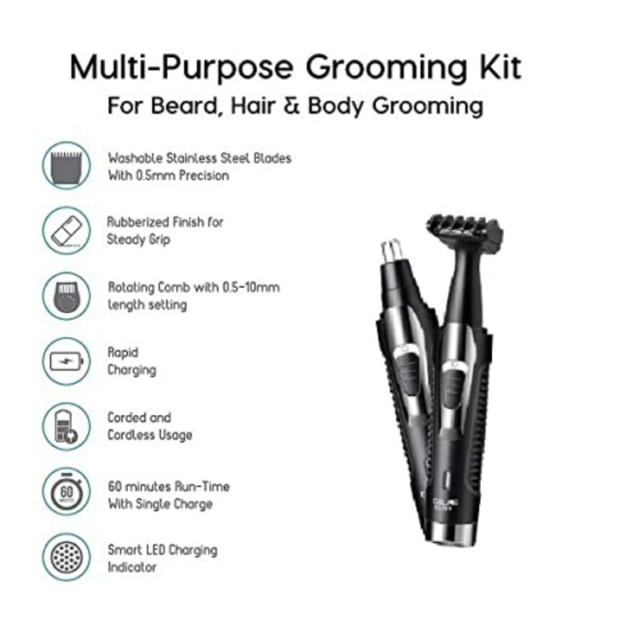 DALING DL-7019 Multi-Functional 2 IN 1 Nose Hair And Outline Trimmer - Image 4