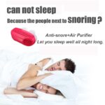2 in 1 Anti Snore + Air Purifier Magnetic Silicone Snoring Stopper Sleep Device - Image 3