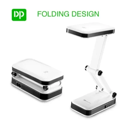 Dp Led 666 – Portable Folding Led Desk Lamp With Adjustable Brightness – Travel-friendly Study & Reading Light