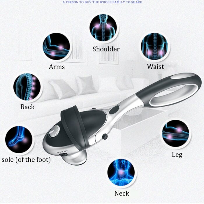 Electric Heated Handheld Infrared Body Neck Back Massager Health Care - Image 2