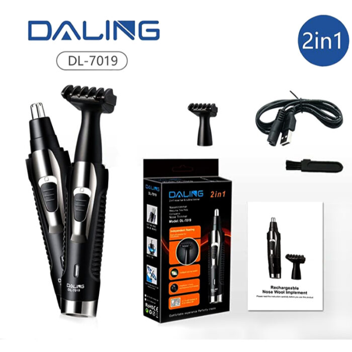DALING DL-7019 Multi-Functional 2 IN 1 Nose Hair And Outline Trimmer - Image 5