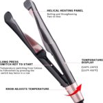 2 In 1 Hair Straightener And Curler Iron Tourmaline Ceramic Twisted Flat Iron With LCD Display - Image 3