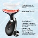 Massager For Face Lifting Facial Massagers Ems Neck Eye Massage Instrument Vibrator Microcurrents Red Light Therapy Anti Wrinkle – Random Color - Image 7