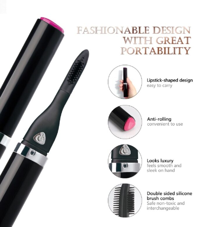 Air-Lash Rechargeable Heated Eyelash Curler With Warm And Cool Air Eye Makeup Tools - Image 6