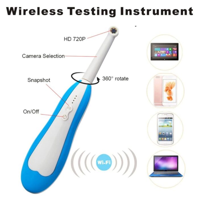 LED Light WIFI Wireless Dental HD Intraoral Endoscope Camera With Real-Time Video Inspection - Image 2