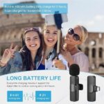 Wireless Mic K9 Dual Microphone Mic Plug & Play Usb Type C Plug Wireless Lavalier Microphone - Image 3