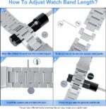 Stainless Steel Watch Band Quick Release Replacement Metal Smart Watch Strap - Image 3