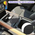 1 Pc Car Dashboard Sticky Pad | Anti-slide Fixate Sticky Mat Pad For Car Dashboard | Anti-slide Sticky Pad For Cell Phone, Keys, Glass, Mirrors (black) - Image 2