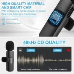 Wireless Mic K9 Dual Microphone Mic Plug & Play Usb Type C Plug Wireless Lavalier Microphone - Image 6