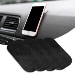 1 Pc Car Dashboard Sticky Pad | Anti-slide Fixate Sticky Mat Pad For Car Dashboard | Anti-slide Sticky Pad For Cell Phone, Keys, Glass, Mirrors (black)