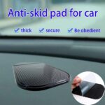 1 Pc Car Dashboard Sticky Pad | Anti-slide Fixate Sticky Mat Pad For Car Dashboard | Anti-slide Sticky Pad For Cell Phone, Keys, Glass, Mirrors (black) - Image 6