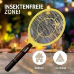 (nw000404) Electric Mosquito Killer Racket 2 In 1 Led Flash Light (battery Operated) (random Color) - Image 5